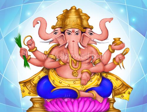 Trimukha Ganapathi